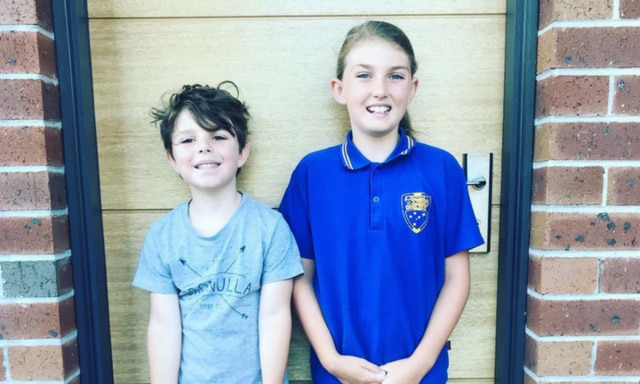 For some families the first day of school isn't a picture perfect moment. Picture: Instagram @the_wilsons_of_oz