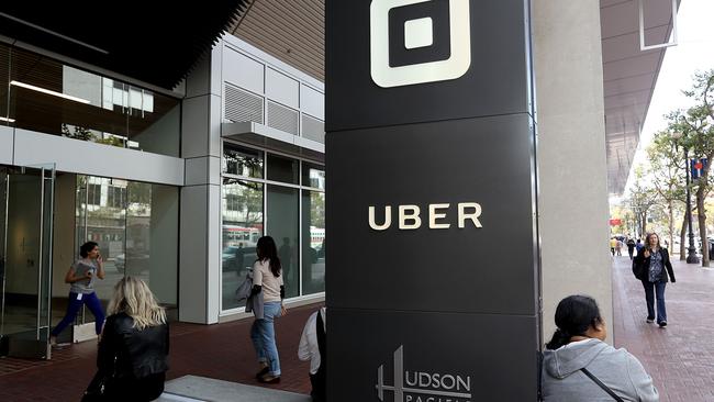 Uber has become a multi-billion-dollar giant based in San Francisco. Picture: Justin Sullivan/Getty Images/AFP