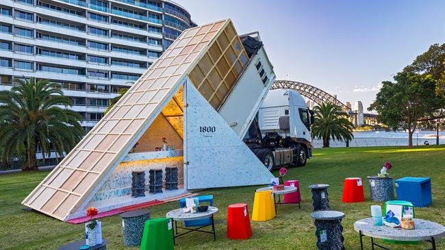 1800 Tequila’s Sydney activation, 'The Bar Saved From Landfill'