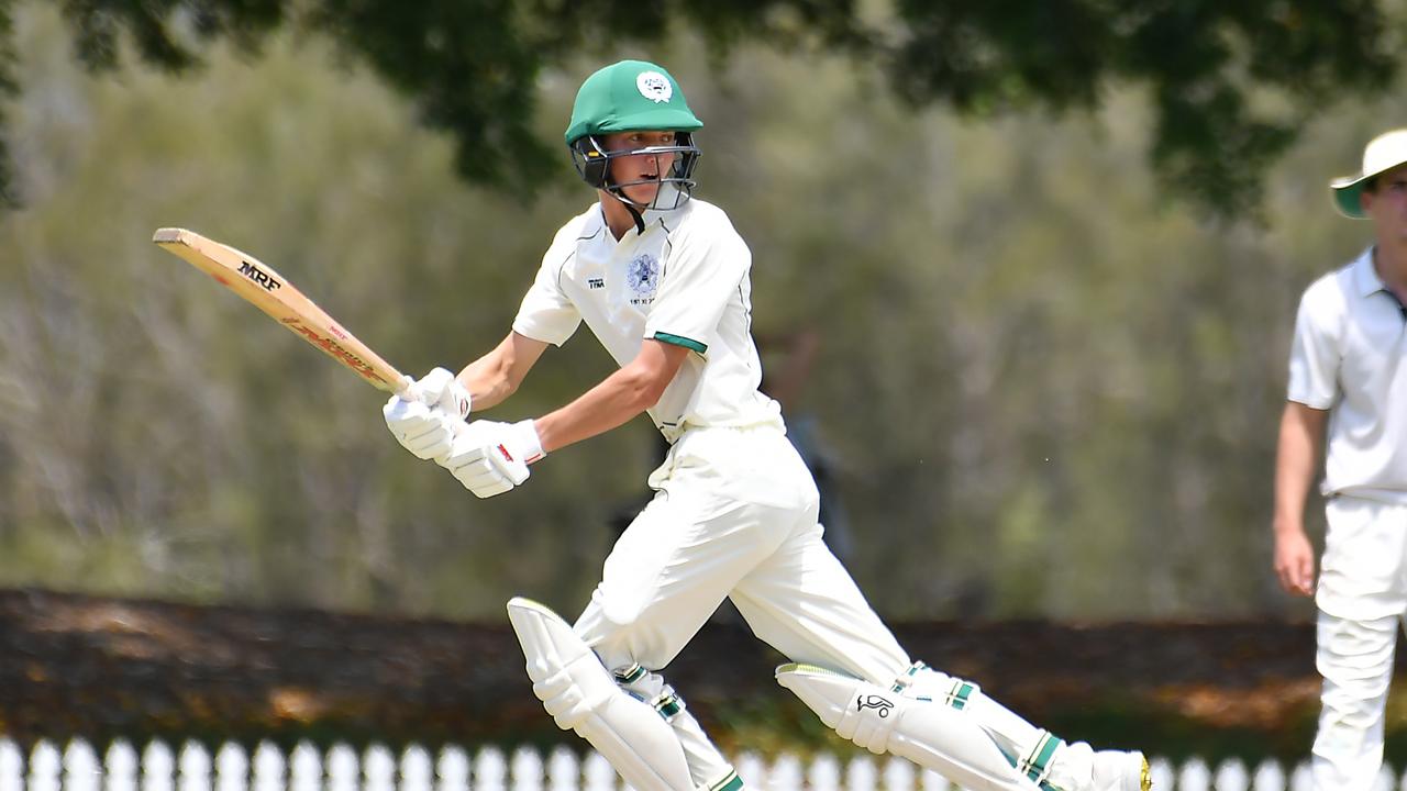 Brisbane Boys College batsman Jack Heelan. Picture, John Gass