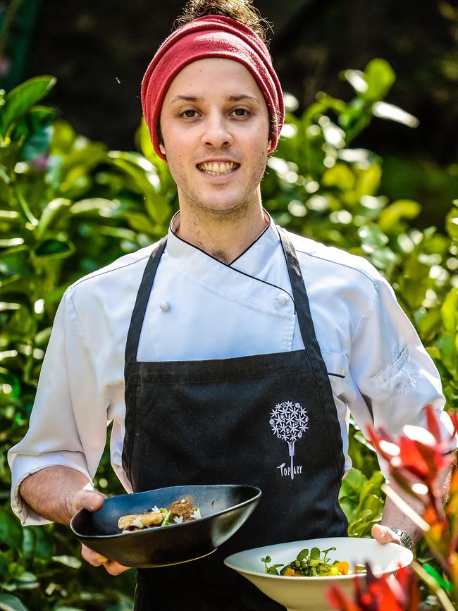 Best community restaurant, Topiary owner and chef Kane Pollard. Picture: AAP / Roy Van Der Vegt