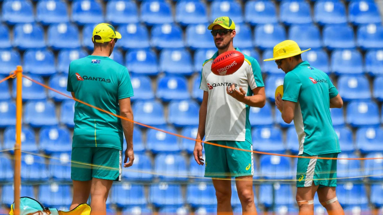 Australia's Mitchell Starc doesn't want to compromise his chances of playing in the Tests. Picture: Ishara S. Kodikara / AFP