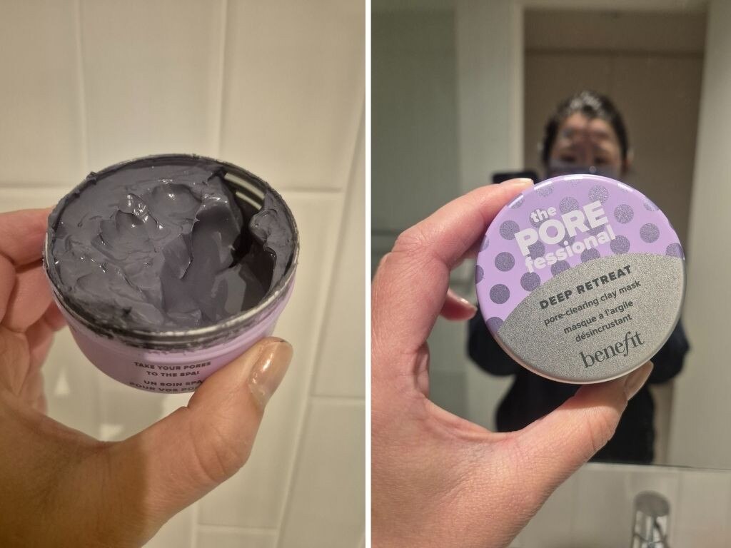 We try the Benefit Deep Retreat Pore Clearing Clay Mask.