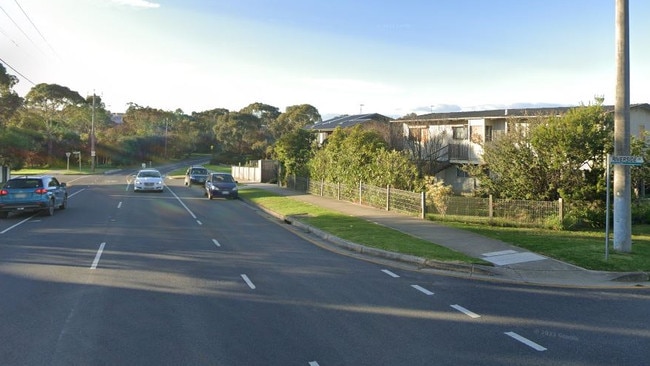The corner of Riverside Dr and Fisher St in Torquay where a motorcyclist was struck. Picture: Google Maps