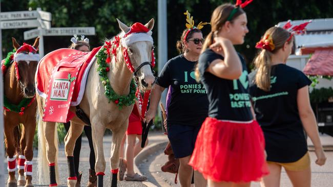 Thousands of Territorians braved the tropical heat for A Very Darwin Christmas Pageant. Picture: Pema Tamang Pakhrin