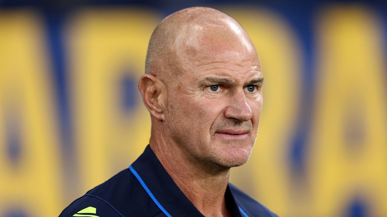 Under-pressure Eels coach Brad Arthur. (Photo by Brendon Thorne/Getty Images)