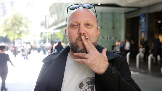 Clayton Zwanenburg, a smoker and visitor to the Pitt St Mall, said he saw the introduction as an infringement on his freedom.