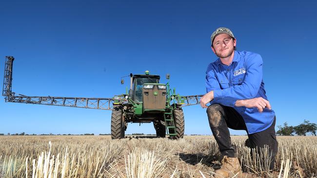 Mr Coghlan said they finished harvest about two weeks ago.