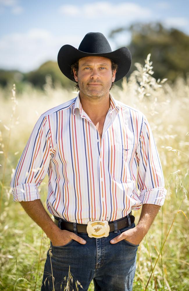 Will is a 39-year-old sheep and cattle farmer from Longwood, Victoria. Picture: Channel 7