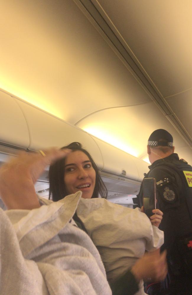 The Veronicas getting turfed from a flight.