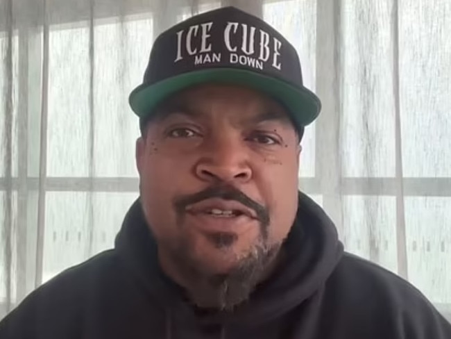 Ice Cube appeared on <i>The Project</i> on Wednesday. Picture: Ten