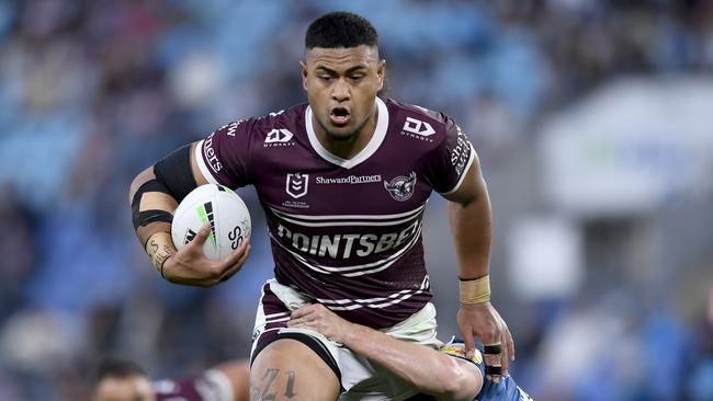 Haumole Olakau’atu was on the cusp of State of Origin selection before opting to play for Tonga. Picture: NRL Images