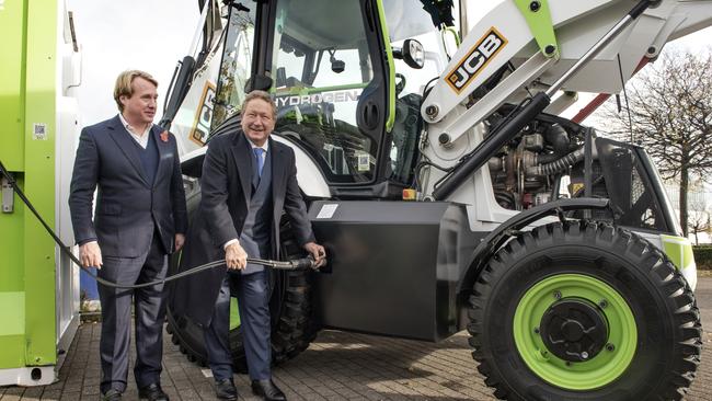 Andrew Forrest also sealed a trade deal in green hydrogen at COP26 Glasgow this week. Picture: Annabel Moeller