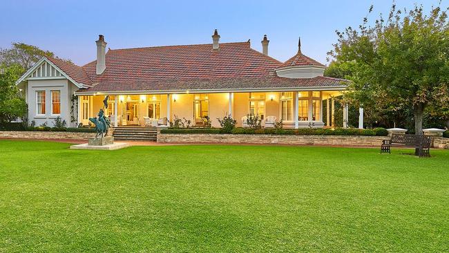 The Holmes a Courts purchased the Peppermint Grove property in August for $20.1m. Picture: Realestate.com.au