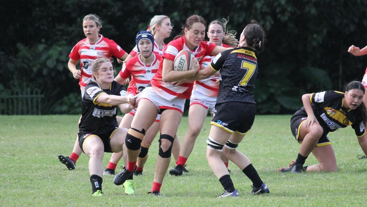 Nambour Toads have savoured entering their first open women's team in Sunshine Coast Rugby Union. Picture: Nambour Toads