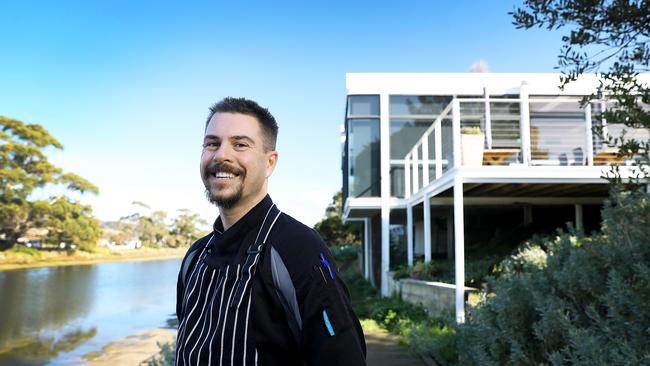 Driftwood Restaurant in Lauderdale chef Stephen Hickman. Picture: SAM ROSEWARNE