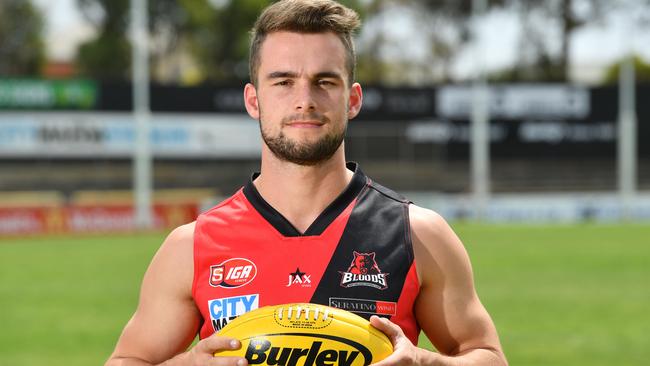 Will Snelling in his West Adelaide gear ahead of the 2019 SANFL season.