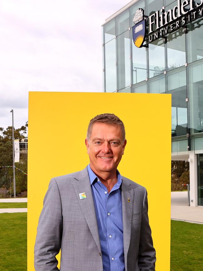 Professor Colin Stirling, vice-chancellor of Flinders University. Picture: Kelly Barnes