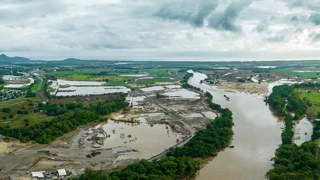 Water has receded significantly two days after the flood. Picture: Supplied