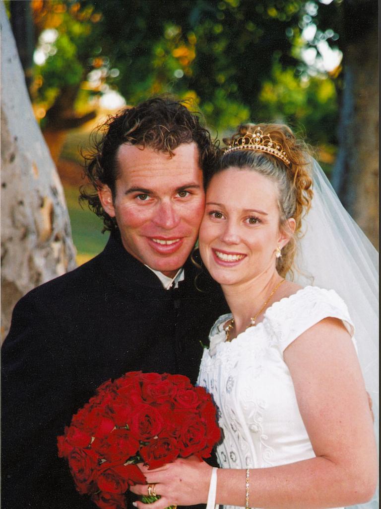 Aidan Trousdell and Nicole Morley-Welch were married on November 2, 2003.