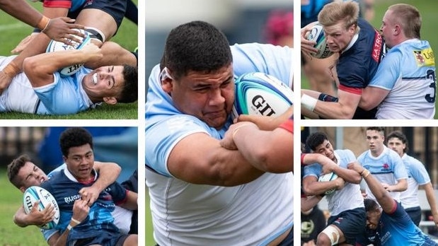 Things are heating up in the national U16, U19 national rugby championships. Pics: Julian Andrews