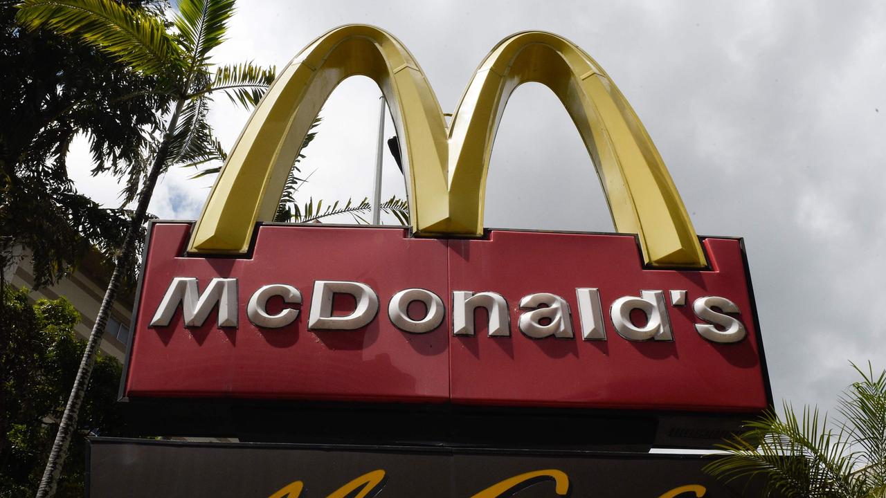 An elderly man has died after an incident at a McDonald’s restaurnt in Melrose Park. Photo: Federico PARRA /AFP