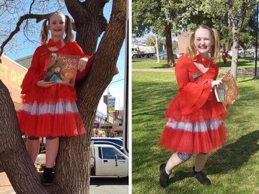 Former Nationals candidate for Orange Yvette Quinn — seen here dressed up for a reading festival — has quit ‘for personal reasons’.