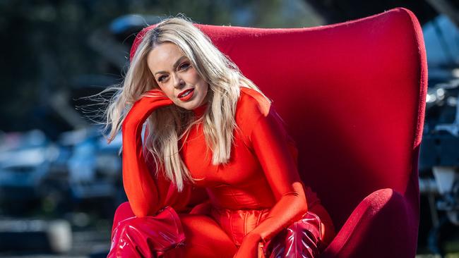 !!Hold for VWeekend Feature!!  The Impersonators. Lucy Holmes is Kylie Minogue. Picture: Jake Nowakowski