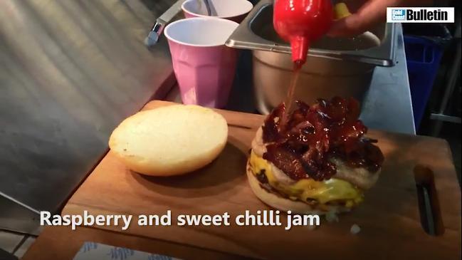 Surfers Paradise eatery introduces the peanut butter and jelly burger