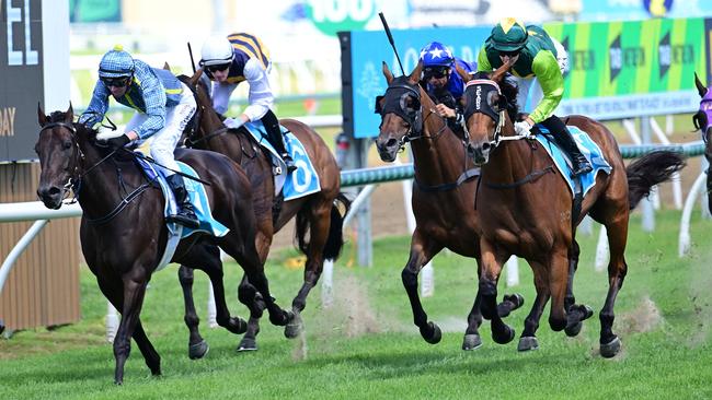 On-speed runners had a significant advantage at the Gold Coast on Saturday. Picture: Natasha Wood/Trackside Photography