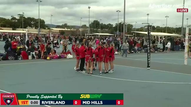 REPLAY: SA Country Netball Championships - Mid Hills vs Riverland (U17's Blue) - Court 5