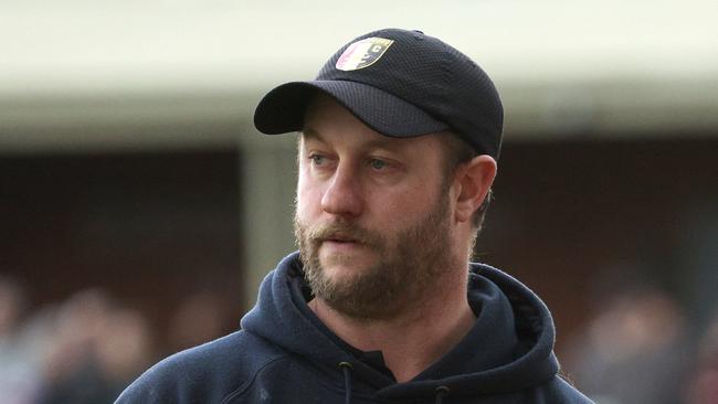 West Coburg coach Dale May.Photo: Hamish Blair