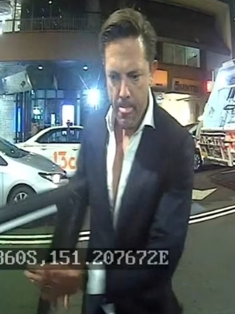 Henson was seen taking the taxi on CCTV. Picture: NSW Police