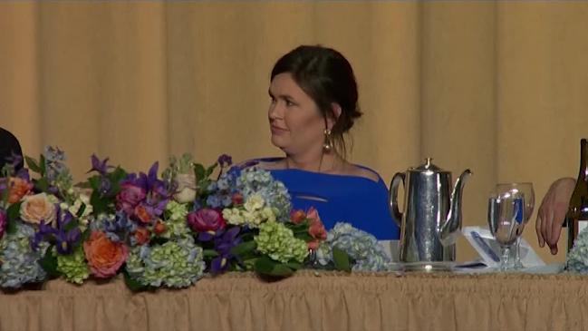 Sarah Huckabee Sanders mocked at Washington dinner