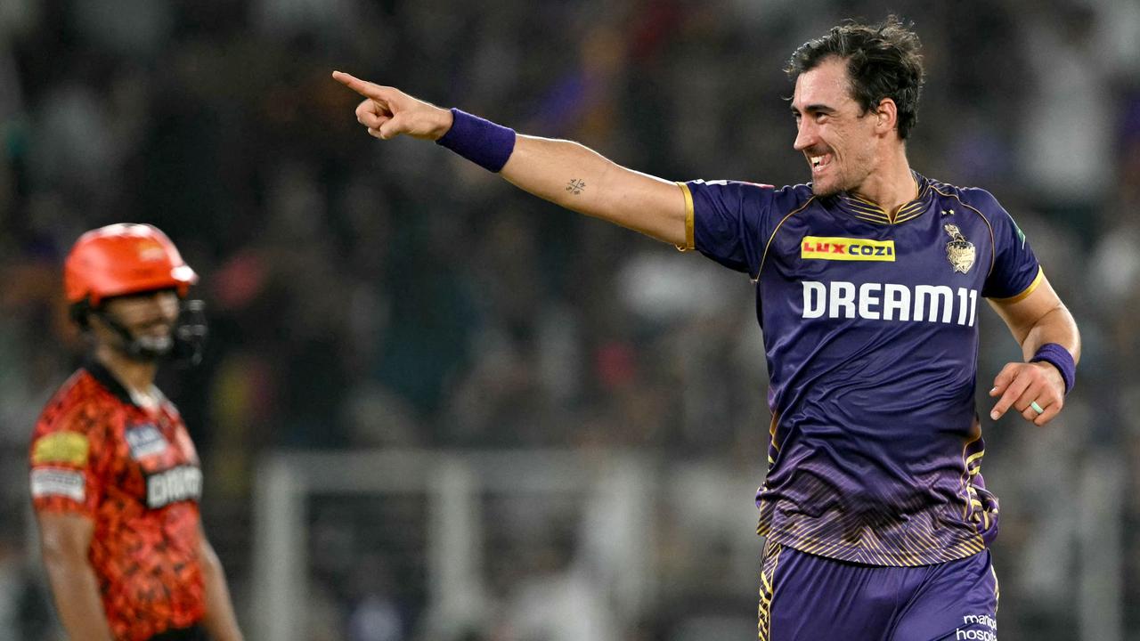 Kolkata Knight Riders’ Mitchell Starc wasn’t retained for 2025. Picture: Punit Paranjpe / AFP