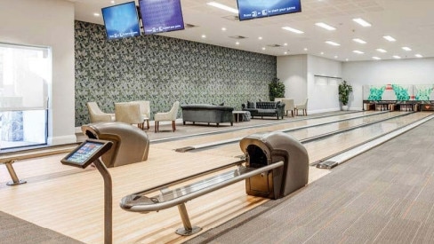 An indication of how the new bowling alley may look. Picture Jarred Poole Design