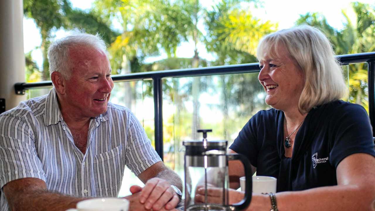 Alasdair Ward and Hazel Harries-Jones who are selling their home at 15 Muldoon Court, Eimeo. Picture: Navarone Farrell