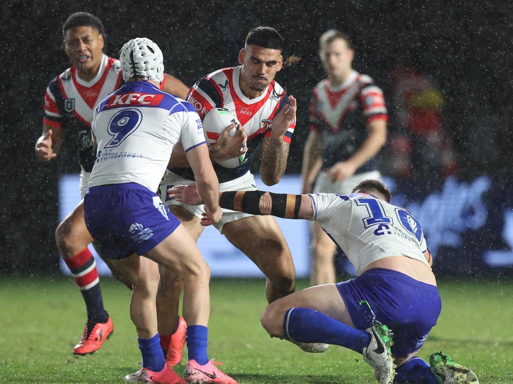 Terrell May got through 80-minutes at prop in Round 16 and could be in for a big showing again this week. Picture: Getty Images