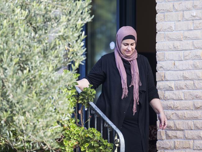 Ibtisam Haidar at her brother's Rockdale home today. Picture: Dylan Robinson