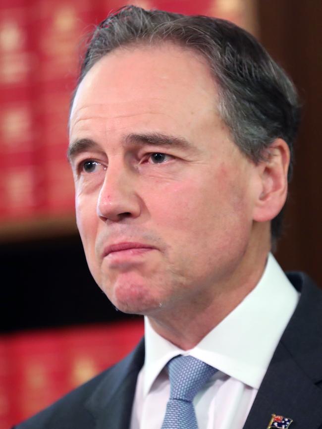 Health Minister, Greg Hunt said the clinic would be investigated. Picture: NCA NewsWire/David Crosling