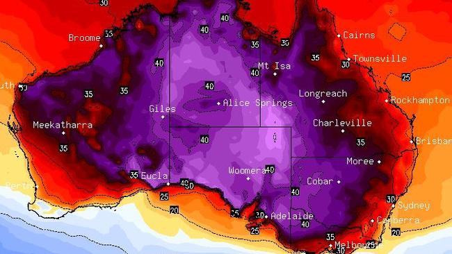 A heatwave is approaching southern and eastern Australia, with temperatures is Queensland expected to peak at 46C.