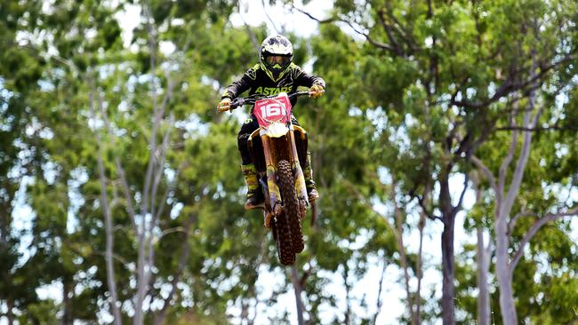 Townsville Motor Cycle Club; Dominic Helander. Picture: Alix Sweeney