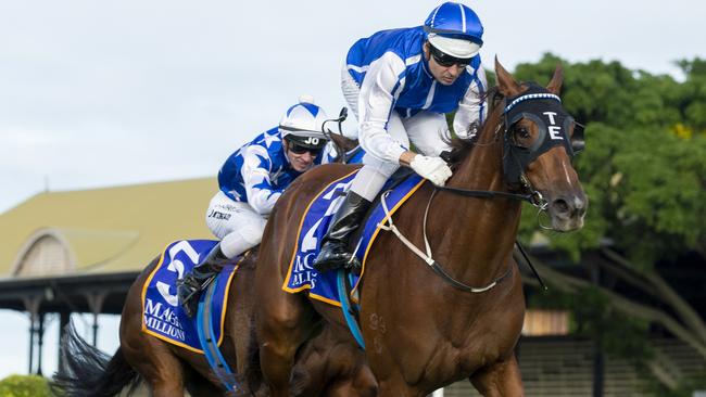 Vanna Girl continued her winning form in The Rose at Eagle Farm. Picture: AAP