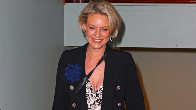 Ms Deves arriving at a Politics in the Pub event that media were banned from. Picture: KHAPGG/Backgrid/news.com.au