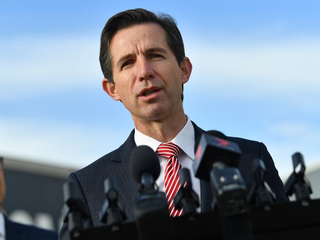 Federal Minister for Trade Simon Birmingham.