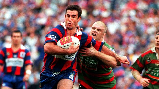 Three-time Dally M winner Andrew Johns tallied 34 votes in 2002. Picture: Robert McKell