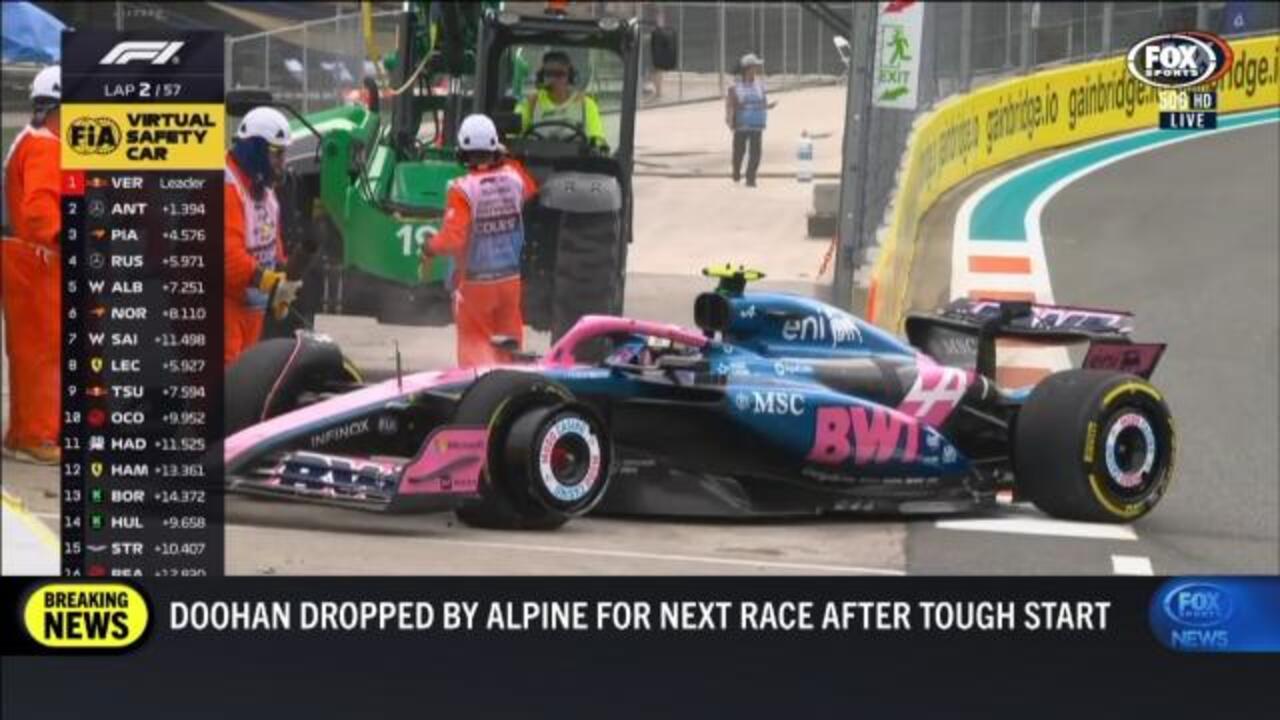 Doohan dropped! Franco joins Alpine