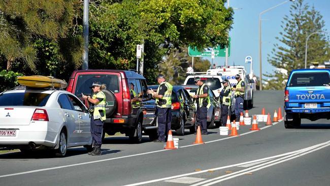 Research shows a person's crash risk spikes if they're driving at 0.05 and increases sharply from there. Picture: Warren Lynam