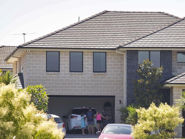 The Kellyville Ridge home where the near-drowning took place.