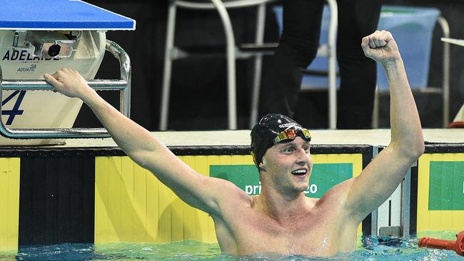 Elijah Winnington - Swimming, 200m freestlye, 400m freestyle.(Photo by Michael Errey / AFP)